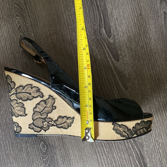 Classic Valentino embroidered wedges - Picture 5 of 5